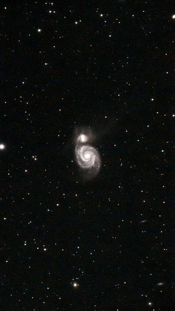 After spiral galaxy processing